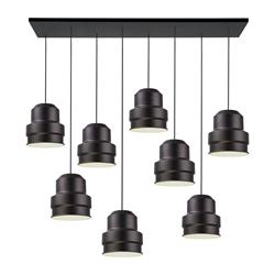 Lámpara Colgante de Metal Negro | Serie NAZARET