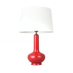 SOBREMESA CERAMIC. BELL NARANJA C/PANTALLA
