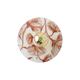Aplique de Pared Blanco con Flores Cobrizas | Serie CLARISE