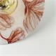 Aplique de Pared Blanco con Flores Cobrizas | Serie CLARISE