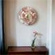 Aplique de Pared Blanco con Flores Cobrizas | Serie CLARISE