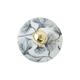 Aplique de Pared Blanco con Flores Grises | Serie CLARISE