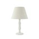 Lámpara de Mesa de Madera Blanca Alta | Serie AGNES