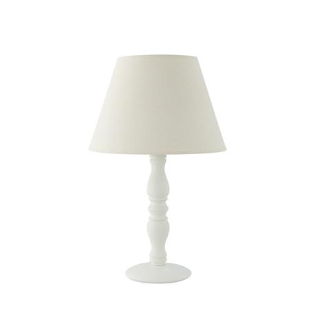 Lámpara de Mesa de Madera Blanca Alta | Serie AGNES