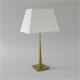 Lámpara de Mesa Oro con Pantalla Rectangular | Serie RAIZA