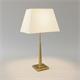 Lámpara de Mesa Oro con Pantalla Rectangular | Serie RAIZA
