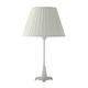 Lámpara de Mesa Blanca y Pantalla Blanca, 45cm | Serie DANA