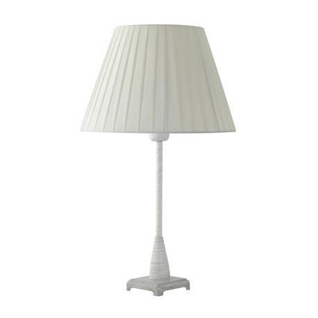 Lámpara de Mesa Blanca y Pantalla Blanca, 45cm | Serie DANA