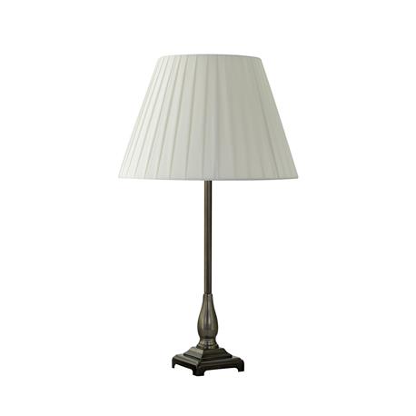 Lámpara de Mesa Negra con Pantalla Blanca | Serie UMBRA