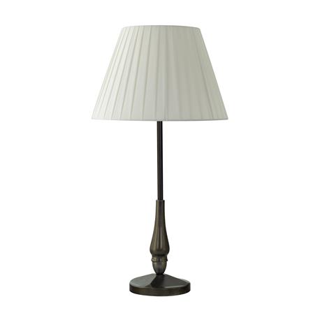 Lámpara de Mesa Negra con Pantalla Blanca | Serie NESTA