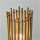 Lámpara de Mesa de Metal con Tubos Dorados | Serie NUBIA