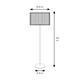 LAMPARA PIE SALON SALOMON 1L CROMO D45 XTRELAMP