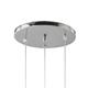 PLAFON 2 LUCES SALOMON CROMO C/P 15CM