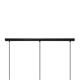 REGLETA RATTAN 3 LUCES MARRON