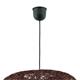 COLGANTE ANKARA 40CM MARRON 1 LUZ