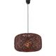 COLGANTE ANKARA 40CM MARRON 1 LUZ