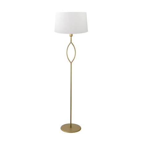 Pie de Salón de Metal Oro con Pantalla Blanca | Serie RAMSÉS