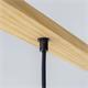 Lámpara de Techo de Madera y Metal, 3 Luces | Serie CAMINO