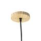 Lámpara de Techo de Madera y Metal Negro | Serie CAMINO