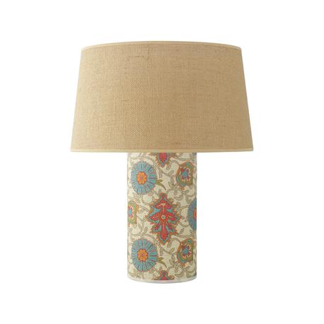 Lámpara de Mesa de Tejido Floral y Yute | Serie ROSARIO