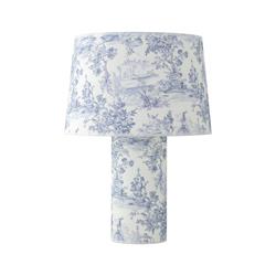 Lámpara de Mesa de Tejido Toile De Jouy | Serie SHEILA