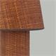 Lámpara de Mesa de Rafia en Color Terracota | Serie MIRANDA