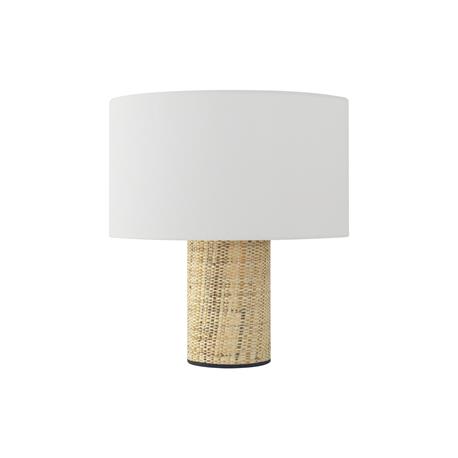 Lámpara de Mesa de Rafia Natural, 38cm | Serie CARLOTA II