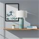 SOB.CERAMICA ALBERT VERDE AGUA C/PANTALLA