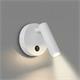 Aplique de Pared Blanco con Lector LED de 3W | Serie LUISA