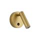 Aplique de Pared Oro con Lector LED de 3W | Serie LUISA