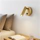 Aplique de Pared Oro con Lector LED de 3W | Serie LUISA