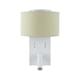 Aplique de Pared Blanco con Lector LED | Serie ÚRSULA