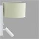 Aplique de Pared Blanco con Lector LED | Serie ÚRSULA