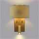 Aplique de Pared Oro con Lector LED | Serie ÚRSULA