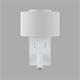 Aplique de Pared Blanco con Lector LED | Serie ÚRSULA