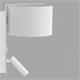 Aplique de Pared Blanco con Lector LED | Serie ÚRSULA