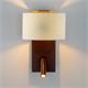 Aplique de Pared Marrón con Lector LED | Serie ÚRSULA