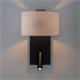 Aplique de Pared Negro con Lector LED | Serie ÚRSULA