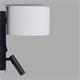 Aplique de Pared Negro con Lector LED | Serie ÚRSULA