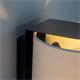Aplique de Pared Negro con Lector LED | Serie ÚRSULA