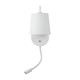 Aplique de Pared Blanco con USB y Lector LED | Serie NOEMÍ