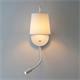 Aplique de Pared Blanco con USB y Lector LED | Serie NOEMÍ