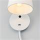 Aplique de Pared Blanco con USB y Lector LED | Serie NOEMÍ