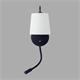 Aplique de Pared Negro con USB y Lector LED | Serie NOEMÍ