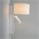 Aplique de Pared Blanco con USB y LED | Serie ÚRSULA II