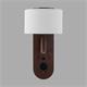 Aplique de Pared Marrón con USB y LED | Serie ÚRSULA II