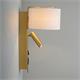Aplique de Pared Dorado con USB y LED | Serie ÚRSULA II