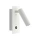 Aplique de Pared Blanco con Lector LED de 3W | Serie VANESA