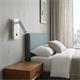 Aplique de Pared Blanco con Lector LED de 3W | Serie VANESA