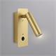 Aplique de Pared Oro con Lector LED de 3W | Serie VANESA